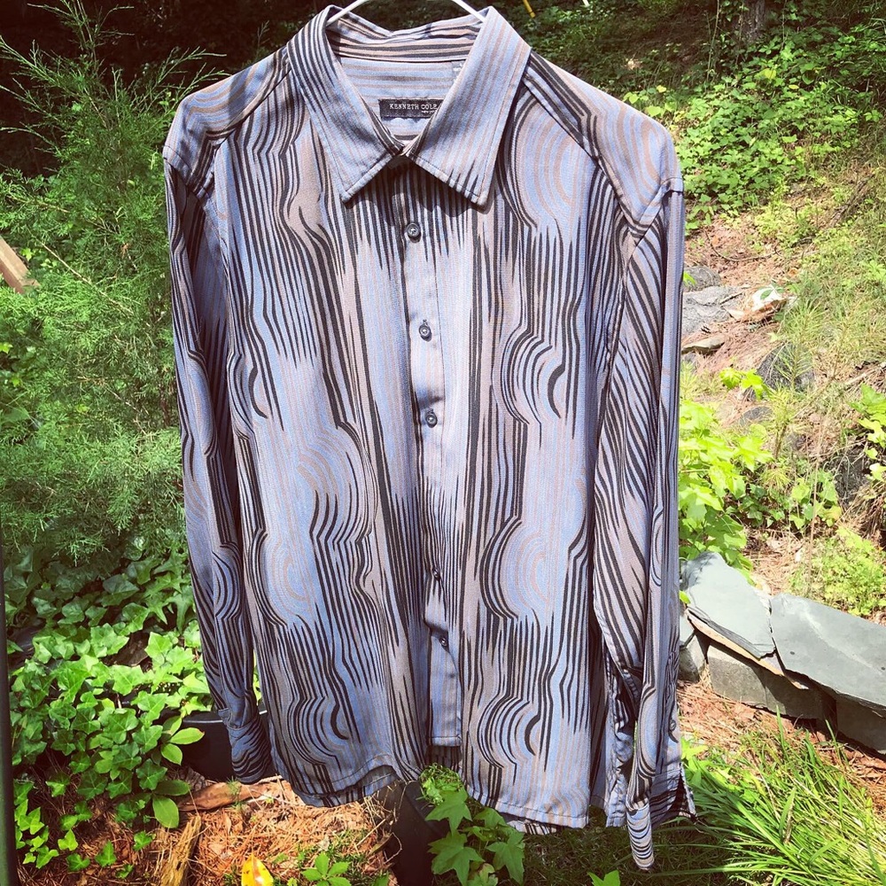 Kenneth Cole New York groovy disco vintage shirt